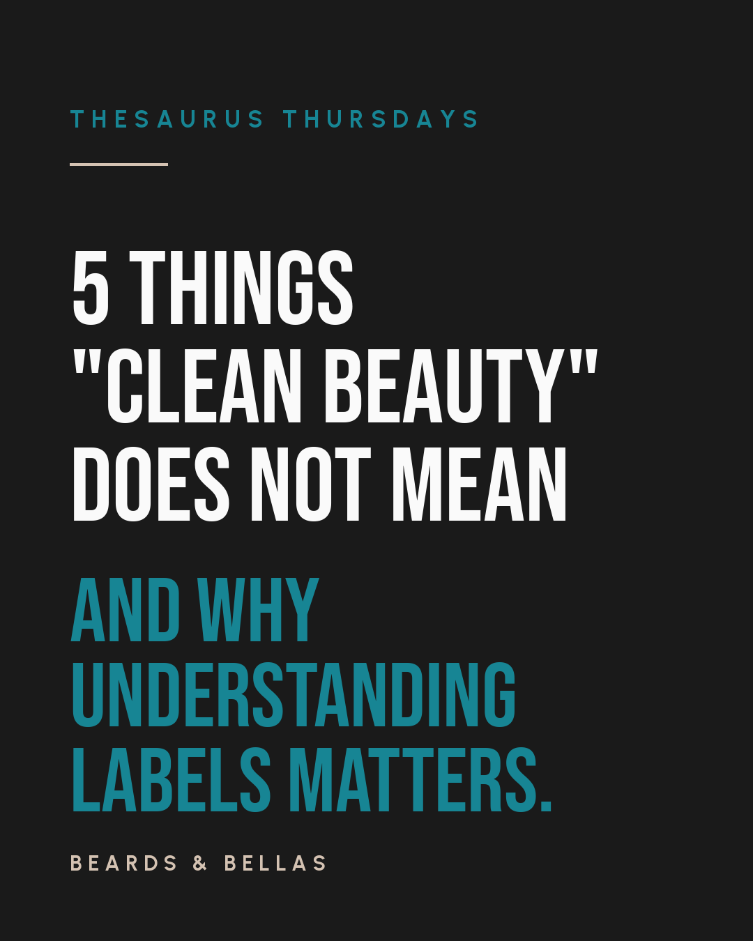 Beauty Translator’s Guide to Clean Beauty explaining what clean beauty means, what it does not mean, and how to read beauty product labels.