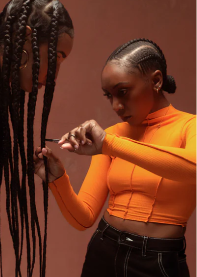 Ciara Imani May Founder of Rebundle. Plant based braiding hair
