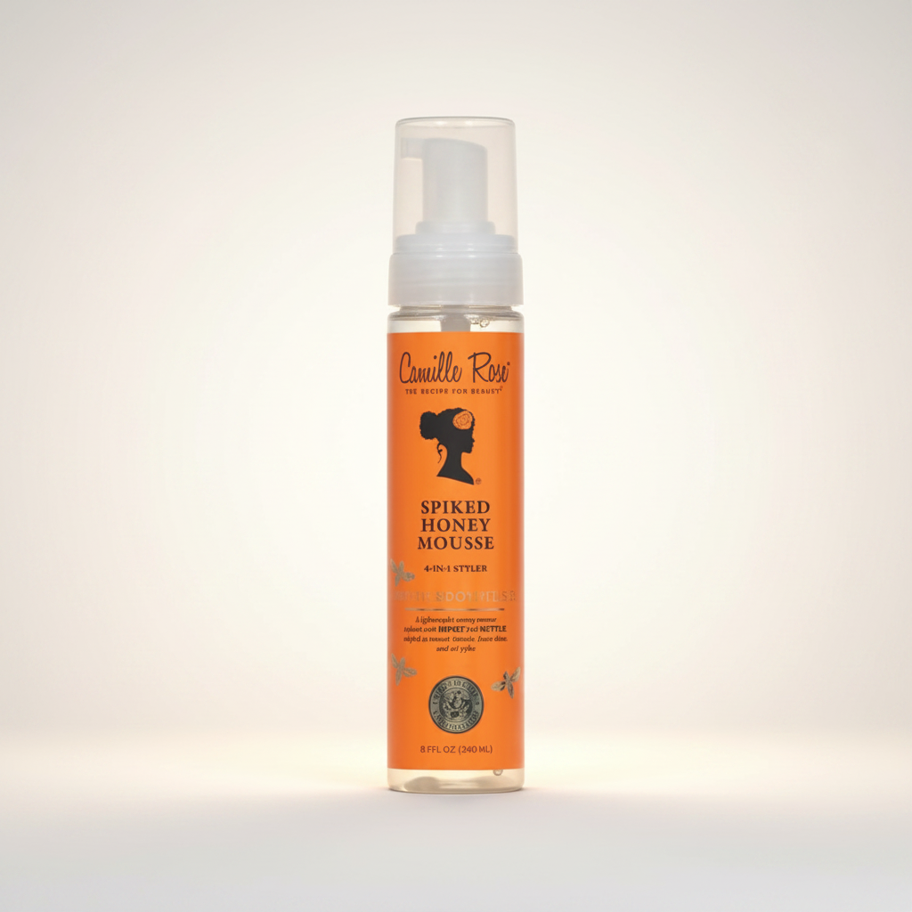 Camille Rose Spiked Honey Mousse, 4-in-1 Hair Styler with Nettle Root